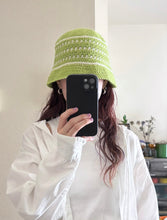 画像をギャラリービューアに読み込む, Owl Dot Hat【糸とレシピのキット】